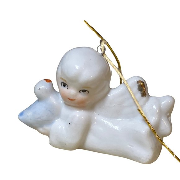 Bone China Angel Ornaments Set of 4 Ornaments - Picture 4 of 12